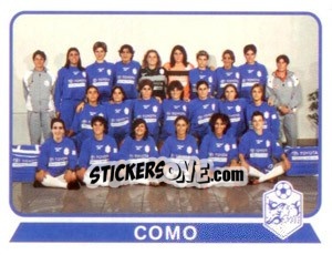Sticker Squadra Como - Calciatori 2003-2004 - Panini