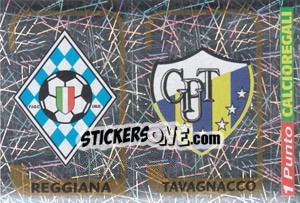 Figurina Scudetto Reggiana / Scudetto Tavagnacco