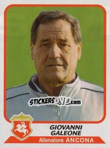 Sticker Giovanni Galeone - Calciatori 2003-2004 - Panini