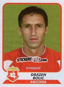Sticker Drazen Bolic - Calciatori 2003-2004 - Panini