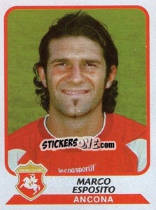 Figurina Marco Esposito - Calciatori 2003-2004 - Panini