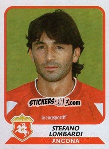 Figurina Stefano Lombardi - Calciatori 2003-2004 - Panini