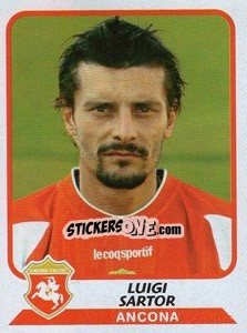 Cromo Luigi Sartor - Calciatori 2003-2004 - Panini