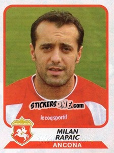 Figurina Milan Rapaic - Calciatori 2003-2004 - Panini