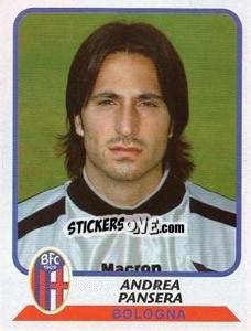 Figurina Andrea Pansera - Calciatori 2003-2004 - Panini