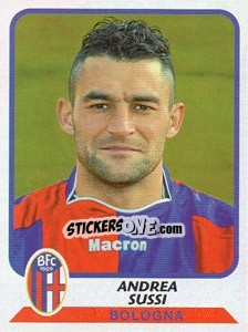 Figurina Andrea Sussi - Calciatori 2003-2004 - Panini