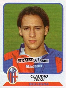 Sticker Claudio Terzi - Calciatori 2003-2004 - Panini