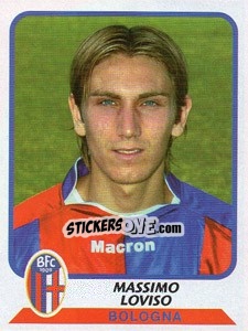 Sticker Massimo Loviso - Calciatori 2003-2004 - Panini