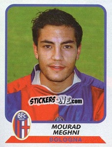 Figurina Mourad Meghni - Calciatori 2003-2004 - Panini