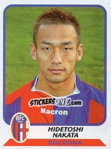 Sticker Hidetoshi Nakata - Calciatori 2003-2004 - Panini