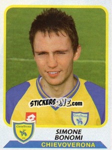 Cromo Simone Bonomi - Calciatori 2003-2004 - Panini