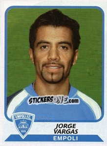 Cromo Jorge Vargas - Calciatori 2003-2004 - Panini