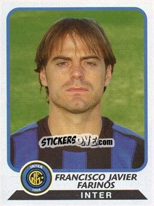 Figurina Francisco Javier Farinos - Calciatori 2003-2004 - Panini