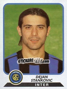 Figurina Dejan Stankovic - Calciatori 2003-2004 - Panini