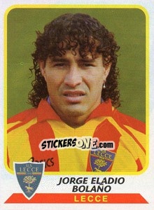 Sticker Jorge Eladio Bolano - Calciatori 2003-2004 - Panini