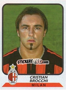 Sticker Cristian Brocchi - Calciatori 2003-2004 - Panini