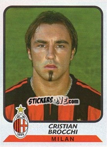 Figurina Cristian Brocchi - Calciatori 2003-2004 - Panini