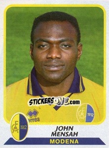 Figurina John Mensah - Calciatori 2003-2004 - Panini