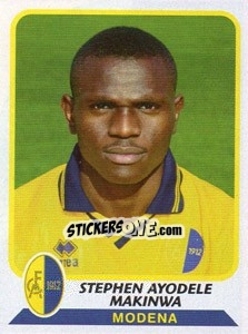 Sticker Stephen Ayodele Makinwa - Calciatori 2003-2004 - Panini