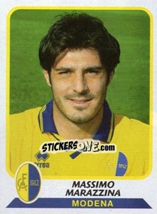 Sticker Massimo Marazzina - Calciatori 2003-2004 - Panini