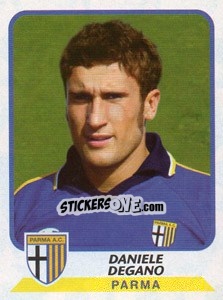 Sticker Daniele Degano - Calciatori 2003-2004 - Panini