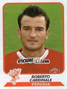 Sticker Roberto Cardinale - Calciatori 2003-2004 - Panini