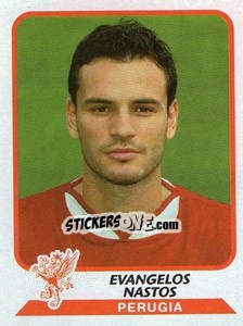 Sticker Evangelos Nastos - Calciatori 2003-2004 - Panini