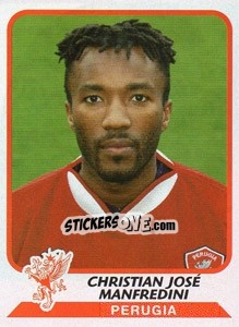 Cromo Christian Jose Manfredini - Calciatori 2003-2004 - Panini