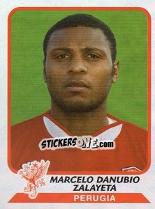 Cromo Marcelo Danubio Zalayeta - Calciatori 2003-2004 - Panini