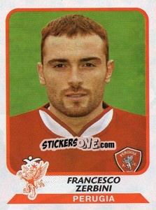 Figurina Francesco Zerbini - Calciatori 2003-2004 - Panini