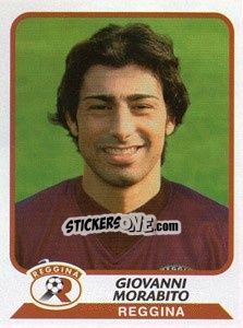 Sticker Giovanni Morabito - Calciatori 2003-2004 - Panini