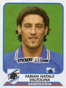 Figurina Fabian Natale Valtolina - Calciatori 2003-2004 - Panini