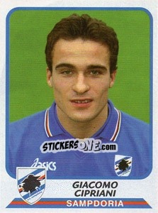 Sticker Giacomo Cipriani - Calciatori 2003-2004 - Panini