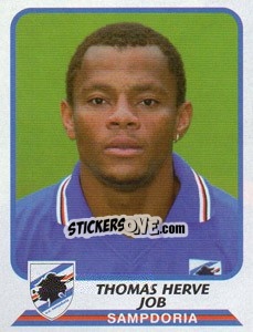Sticker Thomas Herve Job - Calciatori 2003-2004 - Panini