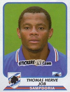 Figurina Thomas Herve Job - Calciatori 2003-2004 - Panini