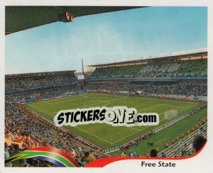 Sticker Free State Stadium - Copa Mundial Sudáfrica 2010 n. 7 - Navarrete
