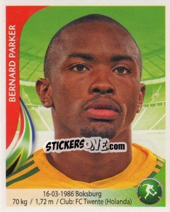 Sticker Bernard Parker - Copa Mundial Sudáfrica 2010 - Navarrete