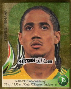Sticker Steven Pienaar - Copa Mundial Sudáfrica 2010 - Navarrete