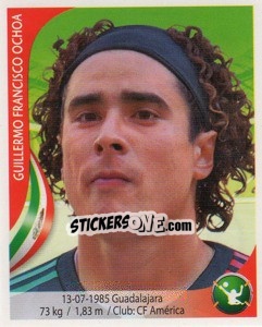 Sticker Guillermo Ochoa - Copa Mundial Sudáfrica 2010 - Navarrete