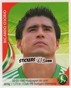Sticker Ricardo Osorio - Copa Mundial Sudáfrica 2010 - Navarrete