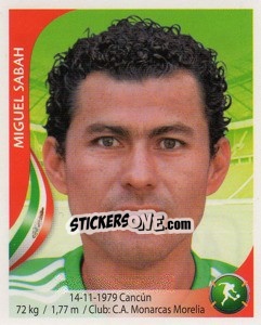 Sticker Miguel Sabah - Copa Mundial Sudáfrica 2010 - Navarrete