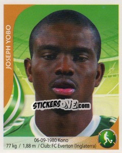 Sticker Joseph Yobo - Copa Mundial Sudáfrica 2010 - Navarrete