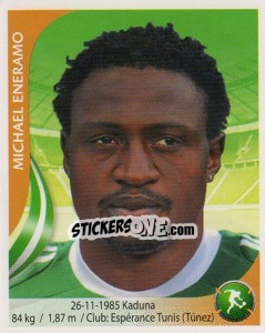 Sticker Michael Eneramo - Copa Mundial Sudáfrica 2010 - Navarrete