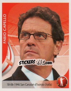 Sticker Fabio Capello - Copa Mundial Sudáfrica 2010 n. 120 - Navarrete