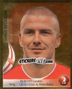 Sticker David Beckham