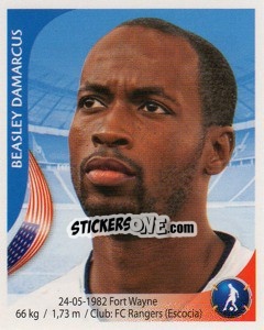 Sticker Damarcus Beasley - Copa Mundial Sudáfrica 2010 n. 148 - Navarrete