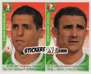 Sticker Karim Matmour / Abdelkader Ghezzal