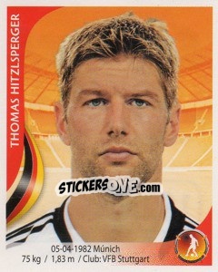 Sticker Thomas Hitzlsperger - Copa Mundial Sudáfrica 2010 - Navarrete