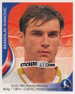 Sticker Branislav Ivanovic - Copa Mundial Sudáfrica 2010 n. 195 - Navarrete