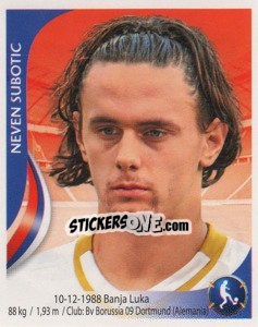 Sticker Neven Subotic - Copa Mundial Sudáfrica 2010 n. 198 - Navarrete